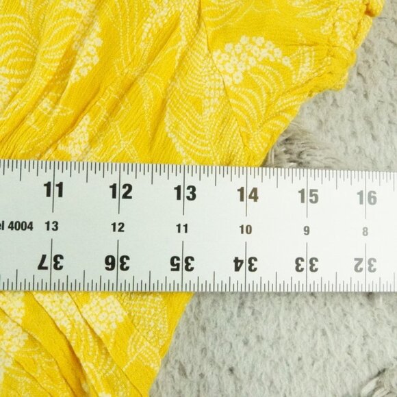 Urban Outfitters Talia Tie Sleeve Mini Dress Womens Small Runch Waist Summer - Picture 8 of 14